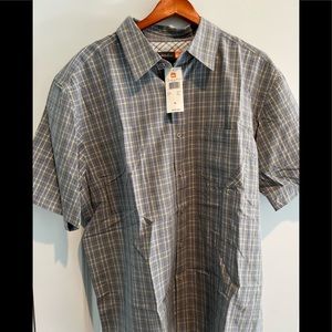 Quicksilver short sleeve button down shirt